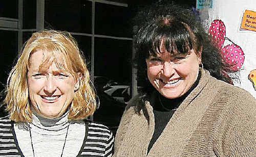 Warwick Tourism CEO Bev Marston and Heritage branch manager Donna Neale Arnold anticipate a busy Jumpers and Jazz Street Party . Warwick Tourism CEO Bev Marston and Heritage branch manager Donna Neale Arnold anticipate a busy Jumpers and Jazz Street Party .